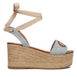 Espadryle Liu Jo. Niebieskie espadryle damskie Liu Jo, bez wzorów, bez obcasa. Za 419.99 zł.