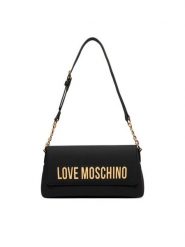 LOVE MOSCHINO Torebka JC4109PP0PKD0000 Czarny. Czarne listonoszki damskie Love Moschino, bez wzorów, ze skóry, bez dodatków. Za 809.99 zł.