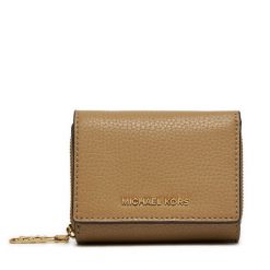 Portfel MICHAEL Michael Kors. Brązowe portfele damskie MICHAEL Michael Kors, bez wzorów. Za 349.99 zł.