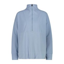 Bluza damska CMP. Niebieskie bluzy damskie CMP, bez wzorów, bez kaptura. Za 323.50 zł.