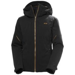 Damska kurtka narciarska Helly Hansen Atlas Infinity. Czarne kurtki damskie Helly Hansen, na zimę, s, bez wzorów, z dzianiny, bez kaptura. Za 2,924.00 zł.