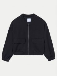 Mayoral Bluza 6407 Czarny Regular Fit. Czarne bluzy dziewczęce Mayoral, bez wzorów, z wiskozy, bez ramiączek, bez kaptura. Za 109.99 zł.
