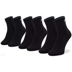 Skarpetki sportowe dla dorosłych 3PPK Unisex Mesh Ventilation Quarter Socks. Białe skarpetki damskie Skechers, bez wzorów, z meshu. Za 58.99 zł.