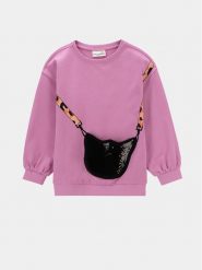 Coccodrillo Bluza WC4132101CEK Różowy Relaxed Fit. Czerwone bluzy dziewczęce COCCODRILLO, bez wzorów, z bawełny, bez ramiączek, bez kaptura. Za 59.99 zł.