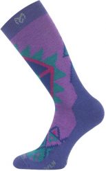 Skarpety Trekkingowe Lasting WLN 85% Merino Wool Fioletowy (400) XL (46-49). Fioletowe skarpetki damskie LASTING, bez wzorów, z dzianiny. Za 68.00 zł.