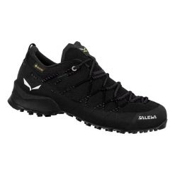 Damskie buty trekkingowe Salewa Wildfire 2 GTX. Czarne obuwie trekkingowe damskie Salewa, z gore-texu, bez zapięcia. Za 779.99 zł.