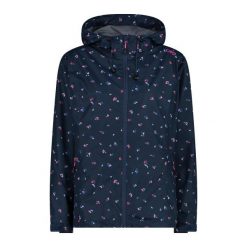 Damska kurtka wodoodporna CMP. Niebieskie kurtki damskie CMP, bez wzorów, bez kaptura. Za 389.00 zł.