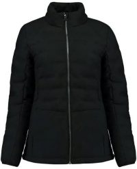 Damska kurtka zimowa Kjelvik Sitaa czarna. Czarne kurtki damskie Treksta, na zimę, s, z aplikacjami, z dzianiny, bez kaptura. Za 220.99 zł.