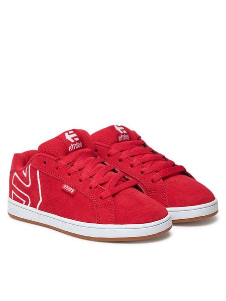 Etnies Sneakersy Fader Kids 4301000150 Czerwony. Czerwone buty sportowe chłopięce Etnies, ze skóry, bez zapięcia. Za 159.99 zł.