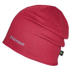 Czapka Silvini Trigola. Czerwone czapki damskie Silvini, bez wzorów. Za 183.00 zł.