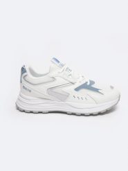 Sneakersy damskie ze skóry ekologicznej białe NN274A094 101. Białe obuwie sportowe damskie Big Star, ze skóry ekologicznej, bez zapięcia. Za 179.99 zł.