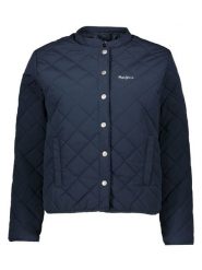 Pepe Jeans Kurtka pikowana w kolorze granatowym rozmiar: S. Niebieskie kurtki damskie Pepe Jeans, s, bez wzorów, z jeansu, bez kaptura. Za 188.85 zł.
