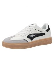 Kangaroos Sneakersy "K-GW Heaven OG" w kolorze biało-szarym rozmiar: 42. Białe obuwie sportowe damskie KangaROOS, bez zapięcia. Za 158.10 zł.
