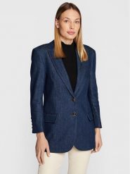 Pinko Marynarka Landire 1J112W A09I Niebieski Regular Fit. Niebieskie marynarki i żakiety damskie Pinko, bez wzorów, z bawełny. Za 2,619.00 zł.