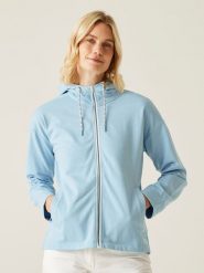 Regatta Bluza "Bayletta" w kolorze błękitnym rozmiar: 52. Niebieskie bluzy damskie Regatta, bez wzorów, z bawełny, bez kaptura. Za 71.95 zł.