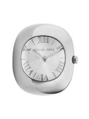 Michael Kors Zegarek Ring Stainless MK4873 Srebrny. Szare, analogowe zegarki damskie Michael Kors, srebrne. Za 849.99 zł.