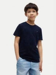 Tommy Hilfiger T-Shirt Team Tommy Graphic KB0KB10591 Granatowy Regular Fit. Niebieskie t-shirty i koszulki chłopięce Tommy Hilfiger, bez wzorów, z bawełny, bez kołnierzyka, bez ramiączek. Za 129.99 zł.