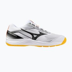 Buty do siatkówki Mizuno Cyclone Speed 5. Białe obuwie sportowe damskie Mizuno, bez zapięcia, do biegania. Za 229.99 zł.