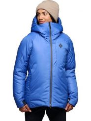 Black Diamond Parka "Solution 4.0" w kolorze niebieskim rozmiar: XL. Niebieskie parki damskie Black Diamond, xl, z puchu, bez kaptura. Za 503.95 zł.