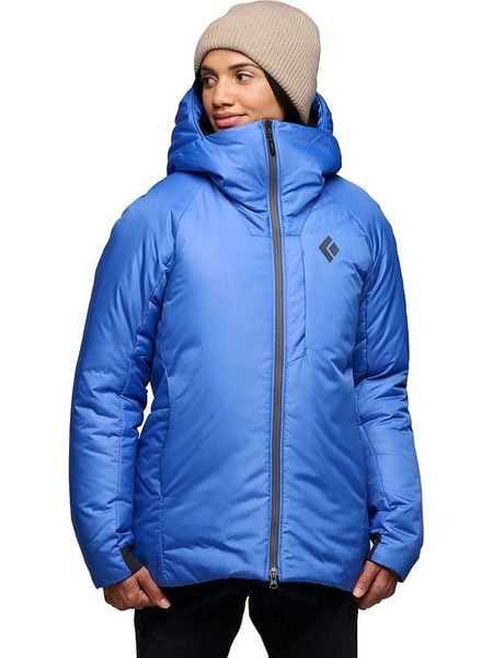 Black Diamond Parka "Solution 4.0" w kolorze niebieskim rozmiar: XL. Niebieskie parki damskie Black Diamond, xl, z puchu, bez kaptura. Za 390.00 zł.