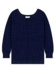 AUTHENTIC CASHMERE Kaszmirowy sweter "Faraut" w kolorze granatowym rozmiar: M. Niebieskie swetry klasyczne damskie AUTHENTIC CASHMERE, m, z kaszmiru, bez kołnierzyka. Za 398.77 zł.