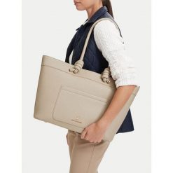 Torebka Beverly Hills Polo Club. Brązowe shopper bag Beverly Hills Polo Club, bez dodatków. Za 299.99 zł.
