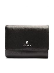 Furla Portfel Camelia WP00325-ARE000-O6000-1007 Czarny. Czarne portfele damskie Furla, bez wzorów, ze skóry. Za 599.99 zł.