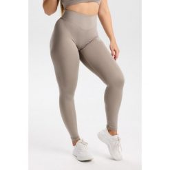Damskie legginsy sportowe fitness Rough Radical Pure Flow Long. Szare legginsy sportowe damskie ROUGH RADICAL, l, bez wzorów, na fitness i siłownię. W wyprzedaży za 135.92 zł.