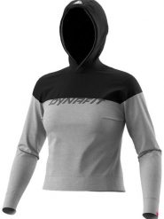 DYNAFIT Bluza funkcyjna "DRIRELEASE" w kolorze szaro-czarnym rozmiar: M. Szare bluzy damskie Dynafit, m, bez wzorów, z materiału, z kapturem. Za 180.49 zł.