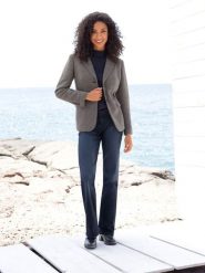 Heine Dżinsy - Regular fit - w kolorze granatowym rozmiar: 34. Niebieskie jeansy damskie Heine. Za 60.99 zł.