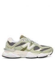 New Balance Sneakersy U9060CTD W Zielony. Zielone obuwie sportowe damskie New Balance, ze skóry, bez zapięcia. Za 729.99 zł.