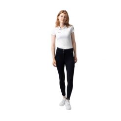 Termoaktywne legginsy jeździeckie damskie z pełnym gripem Horze Mira. Niebieskie legginsy damskie HORZE, l, bez wzorów, z materiału. Za 391.00 zł.