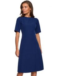 Stylove Sukienka w kolorze granatowym rozmiar: M. Niebieskie sukienki damskie Stylove, bez wzorów, bez ramiączek. Za 144.92 zł.