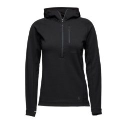 Black Diamond Bluza Damska Sportowa Coefficient Ap7524320002. Czarne bluzy damskie Black Diamond, na zimę, l, bez wzorów, bez kaptura. Za 316.99 zł.