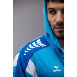 Kurtka treningowa Erima Celebrate 125 z kapturem niebieska. Czarne kurtki damskie Erima, bez wzorów, z kapturem. Za 342.99 zł.