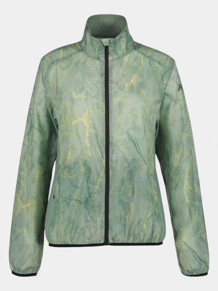 Kurtka do biegania damska Rukka Rukka Maile Print. Zielone kurtki damskie Rukka, m, bez wzorów, z materiału, bez kaptura. Za 269.00 zł.