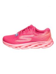 Skechers Sneakersy "Go Run Swirl Tech Speed" w kolorze różowym rozmiar: 38,5. Różowe obuwie sportowe damskie Skechers, bez zapięcia. Za 311.85 zł.