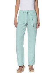 Heine Spodnie w kolorze miętowym rozmiar: 44. Zielone spodnie materiałowe damskie Heine, bez wzorów, z materiału. Za 120.95 zł.