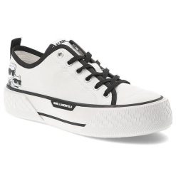 Białe Trampki Karl Lagerfeld Edycja Limitowana Premium. Białe trampki damskie KARL LAGERFELD, bez wzorów, bez zapięcia. Za 499.00 zł.
