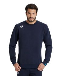 Bluza Arena Crew Solid. Niebieskie bluzy damskie Arena, xl, bez wzorów, z bawełny, bez kaptura. Za 296.00 zł.