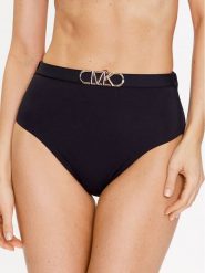 MICHAEL Michael Kors Dół od bikini Solid High Waist MM1N025 Czarny. Czarne bikini MICHAEL Michael Kors, bez wzorów, z syntetyku. Za 549.99 zł.