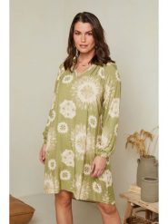 Curvy Lady Sukienka w kolorze jasnozielonym rozmiar: 40/42. Zielone sukienki damskie Curvy Lady, bez wzorów, z wiskozy, klasyczne, bez ramiączek. Za 88.02 zł.
