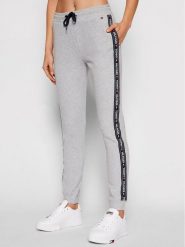 Tommy Hilfiger Spodnie dresowe UW0UW00564 Szary Regular Fit. Szare spodnie dresowe damskie Tommy Hilfiger, l, bez wzorów, z bawełny. Za 239.99 zł.