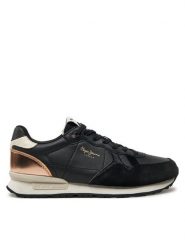 Pepe Jeans Sneakersy PLS40026 Czarny. Czarne obuwie sportowe damskie Pepe Jeans, z jeansu, bez zapięcia. Za 219.99 zł.