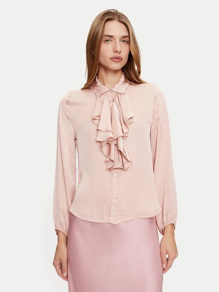 Haveone Koszula CWG-M013 Różowy Regular Fit. Czerwone koszule damskie Haveone, m, bez wzorów, z wiskozy, bez kołnierzyka, bez ramiączek. Za 219.99 zł.