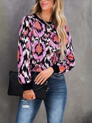 Milan Kiss Sweter ze wzorem rozmiar: XL. Swetry klasyczne damskie Milan Kiss, xl, z bawełny, bez kołnierzyka. Za 109.78 zł.
