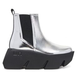 Botki United Nude. Szare botki damskie United Nude, bez obcasa, na koturnie, bez zapięcia. Za 1,529.00 zł.