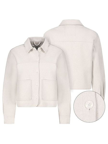 Sublevel Kurtka koszulowa w kolorze kremowym rozmiar: XL. Brązowe kurtki damskie Sublevel, xl, bez wzorów, bez kaptura. Za 176.08 zł.