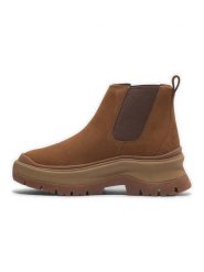 Timberland Skórzane sztyblety "Roxie Lane" w kolorze brązowym rozmiar: 39,5. Brązowe botki damskie Timberland. Za 393.12 zł.