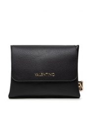 Valentino Torebka Alexia VBS5A803 Czarny. Czarne listonoszki damskie Valentino, bez wzorów, ze skóry, bez dodatków. Za 419.99 zł.
